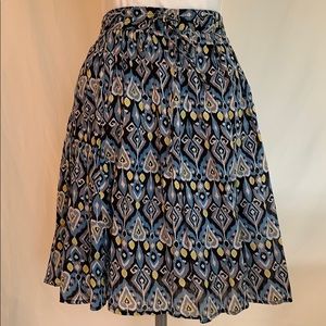 Lightweight gauze summer skirt